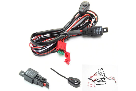 LED Light Bar Wiring Harness 12V 40A