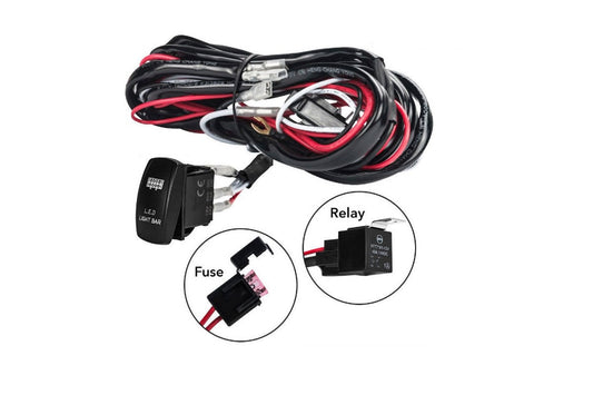 Led Light Bar Wiring Harness 12V 40A