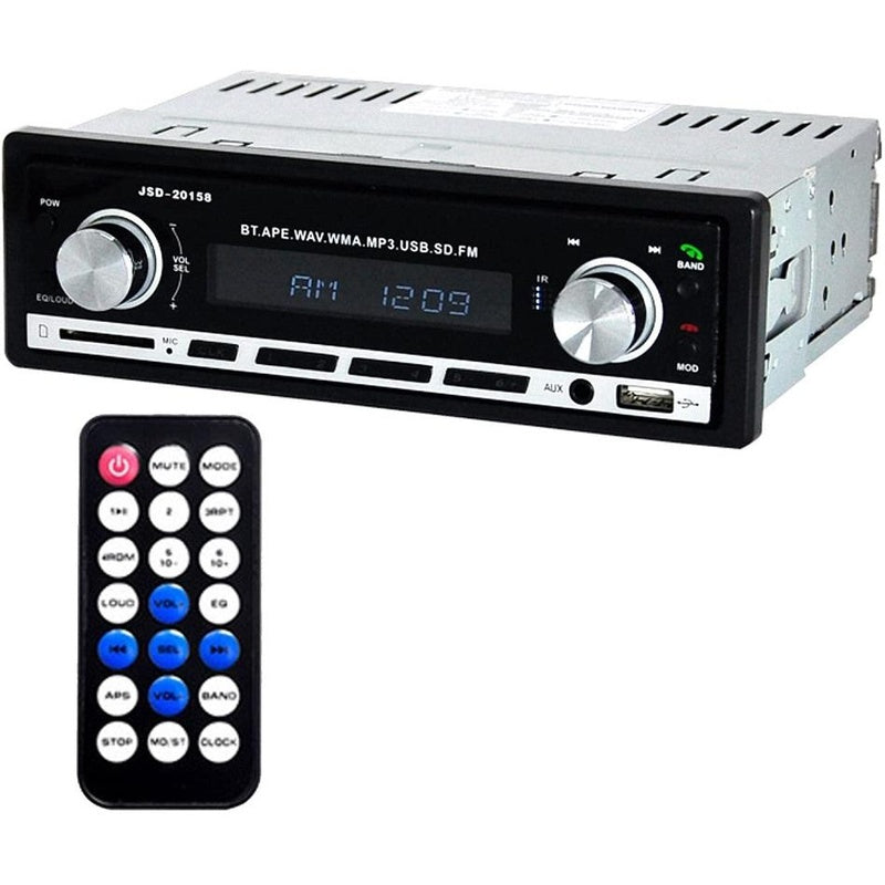 12V Car Stereo JSD-20158 12V Bluetooth Car Stereo FM Radio MP3 Audio Player
