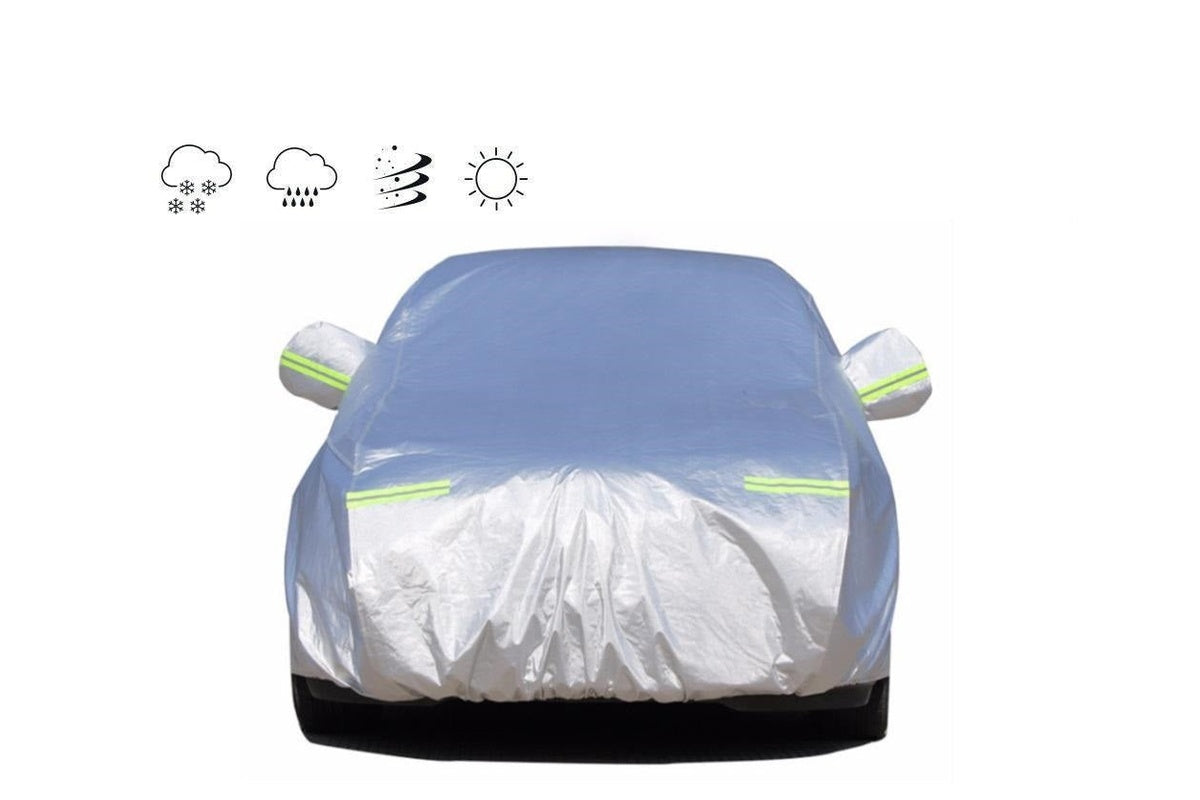 Aluminum Layer Car Cover for Hatchback 2XXL