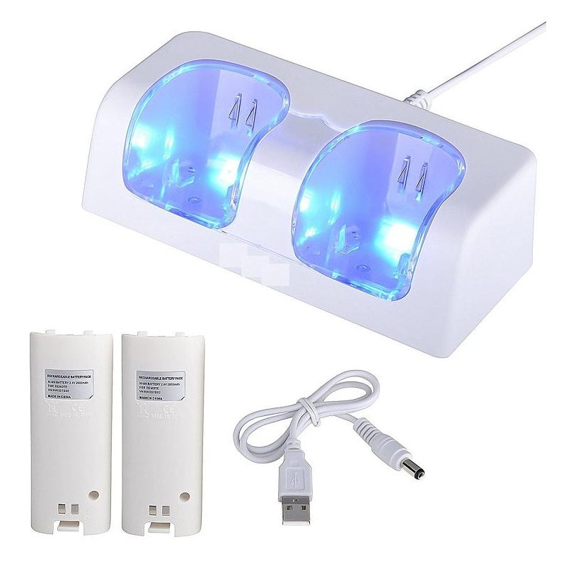 Dual wii battery charger