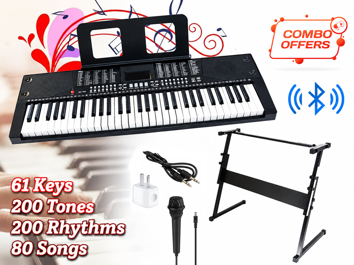 Electronic Keyboard Piano and Piano Stand