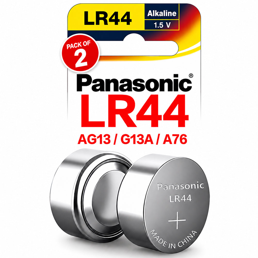 Panasonic LR44 Batteries 2pk
