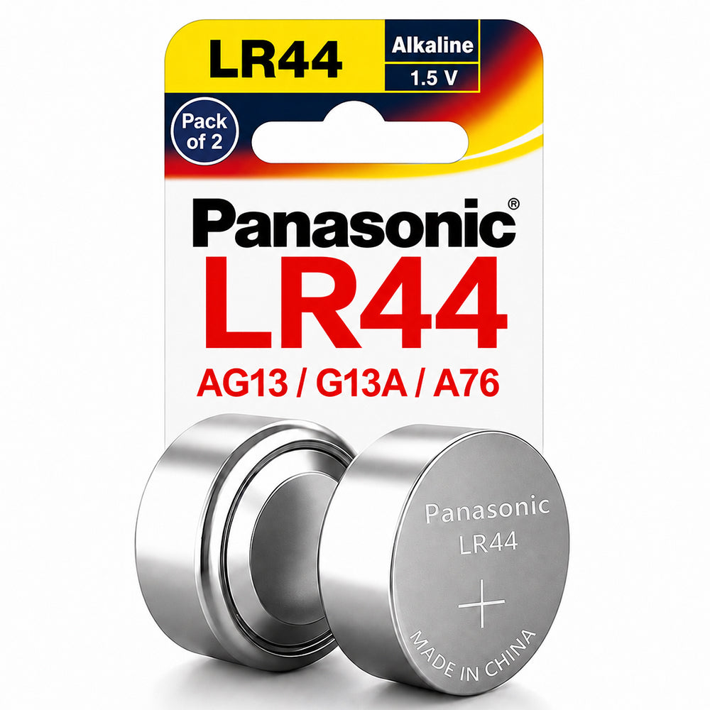 Panasonic LR44 Batteries 2pk