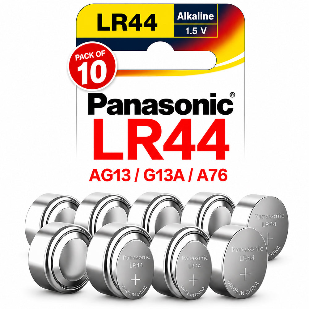 Panasonic LR44 Batteries 10pk