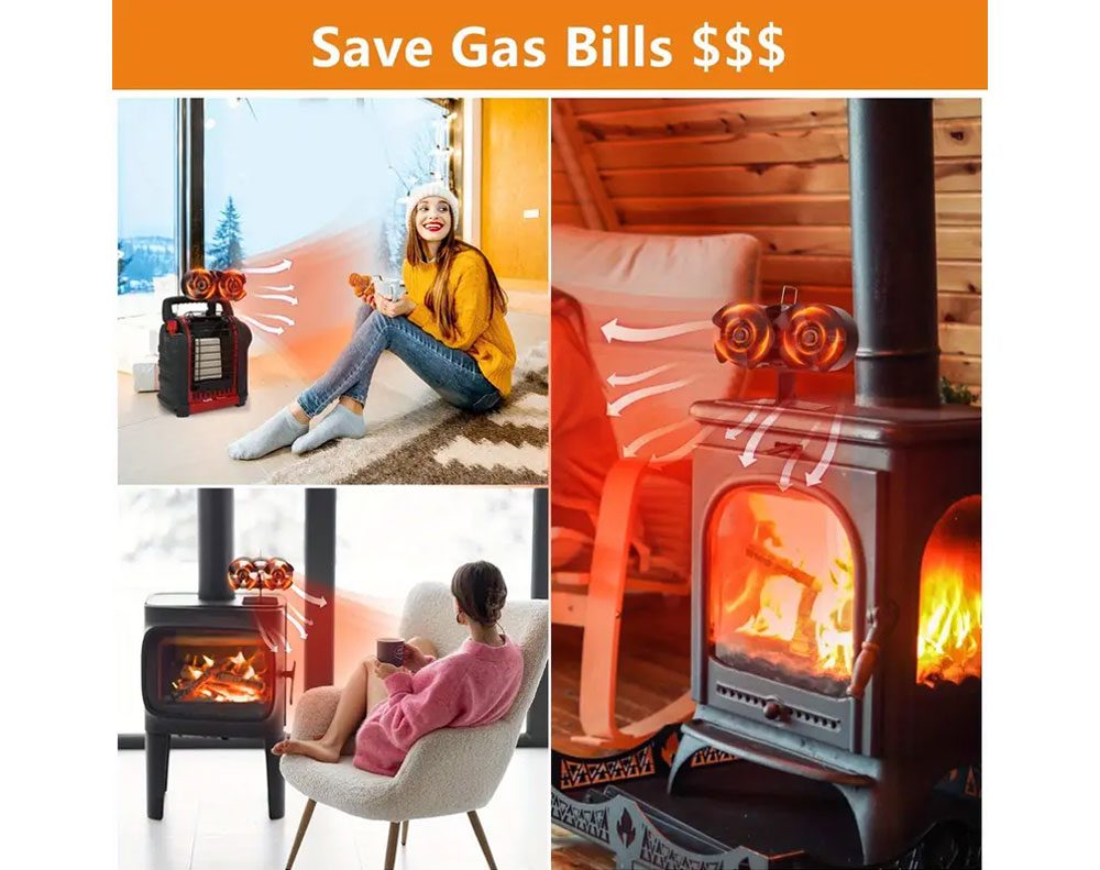 Stove Fan Fireplace Fan