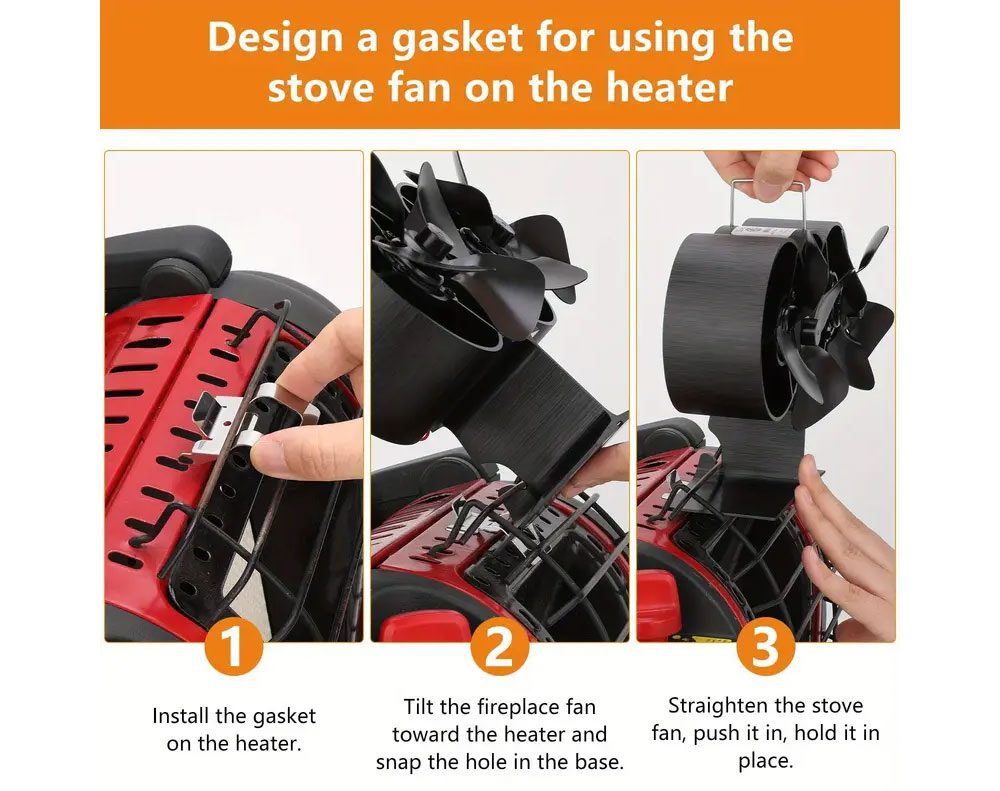 Stove Fan Fireplace Fan