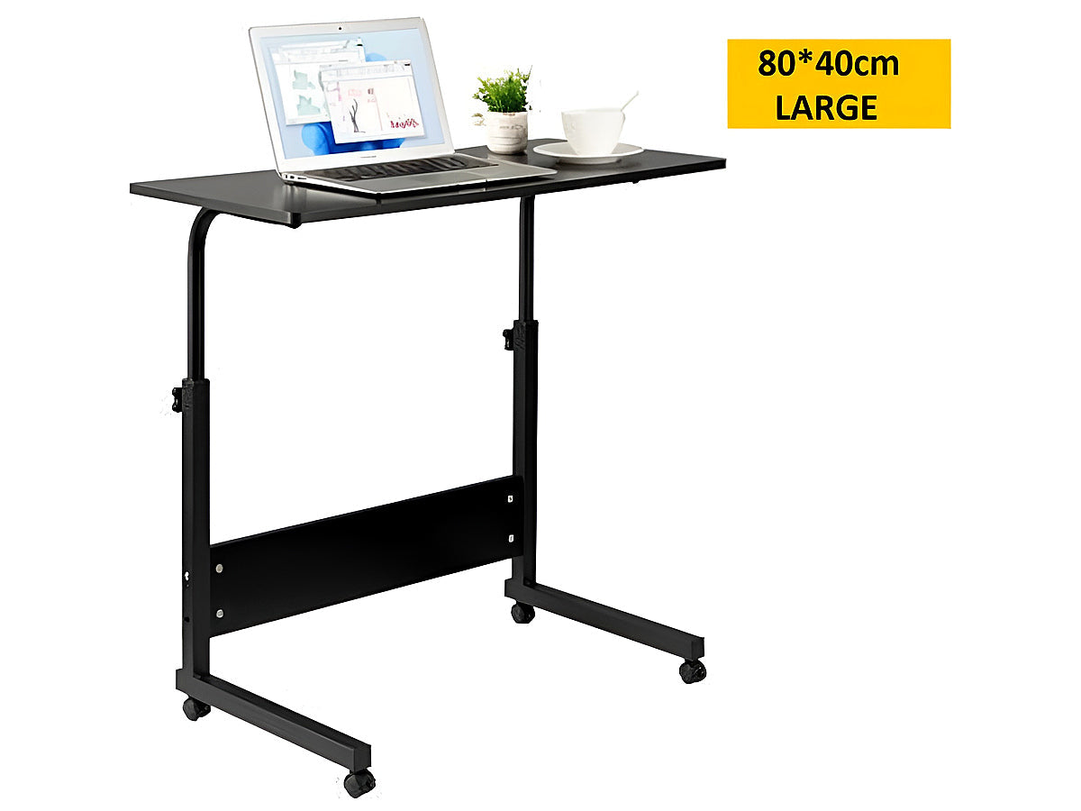 Adjustable Laptop Table Desk Stand with Wheels