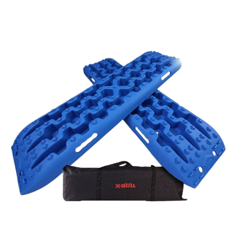 Recovery Tracks X-BULL – 3rd Gen Traction Boards for Sand Mud Snow 4WD Blue