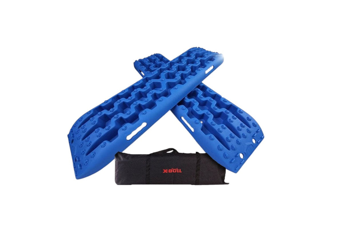 Recovery Tracks X-BULL – 3rd Gen Traction Boards for Sand Mud Snow 4WD Blue