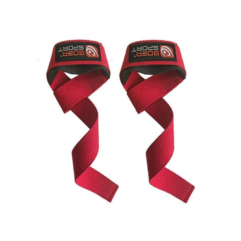Weight lifting straps Red
