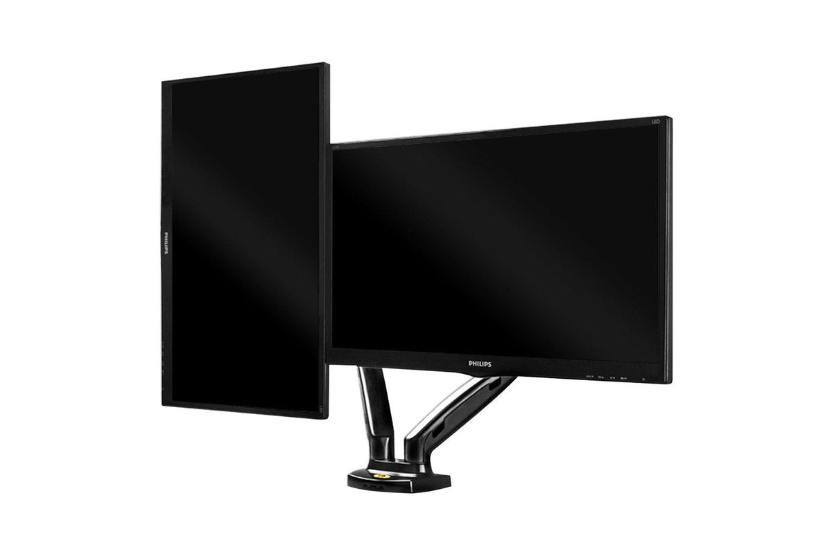 Dual Arm Monitor Stand Bracket Mount