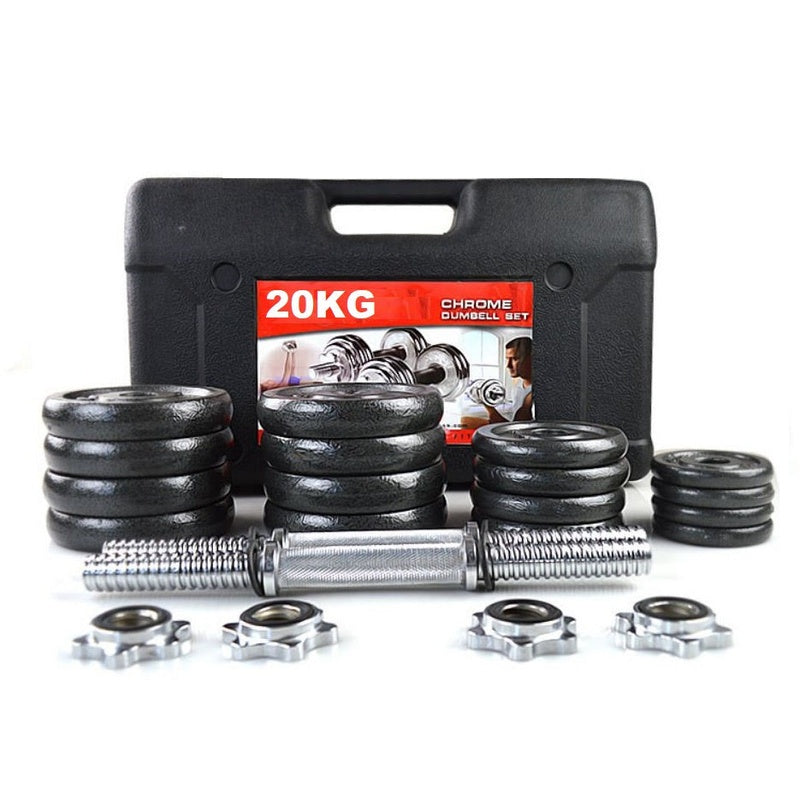 Adjustable Pair Total 20Kg Dumbbell With Box 10KG Each