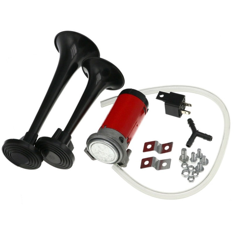 Dual Air Horn 12V Dixie Hazzard Horn Set Super Loud Car Horns