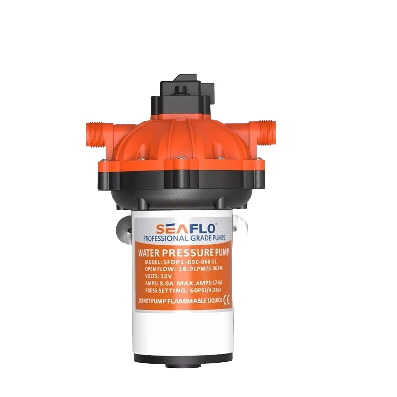 Seaflo 12V Dc Diaphragm Pump 5.0Gpm 60Psi