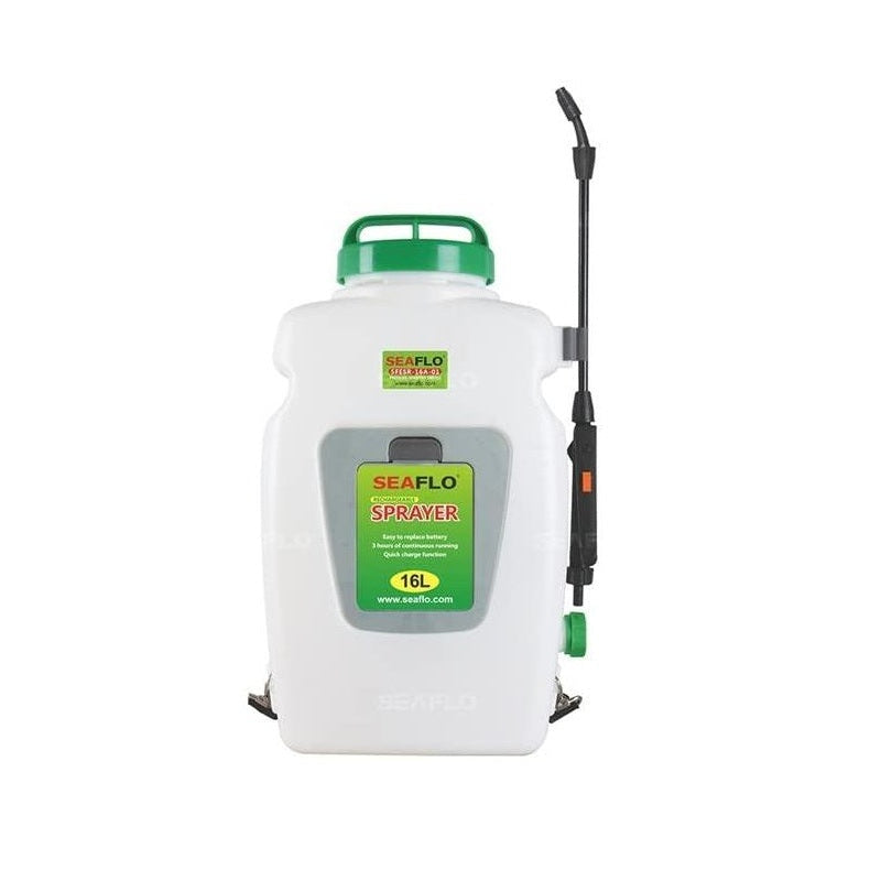 Back Pack Sprayer Seaflo 16 Litre Rechargeable Weed Sprayer