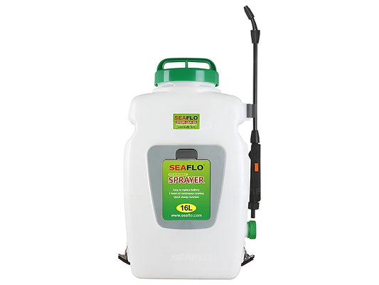 Back Pack Sprayer Seaflo 16 Litre Rechargeable Weed Sprayer