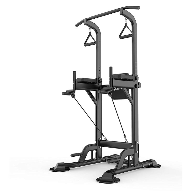 Power Tower Pull Up Bar Dip Station Bench