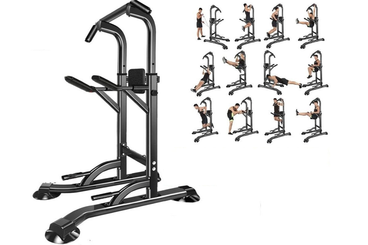 Power Tower Home Gym Adjustable Height Pull Up Bar