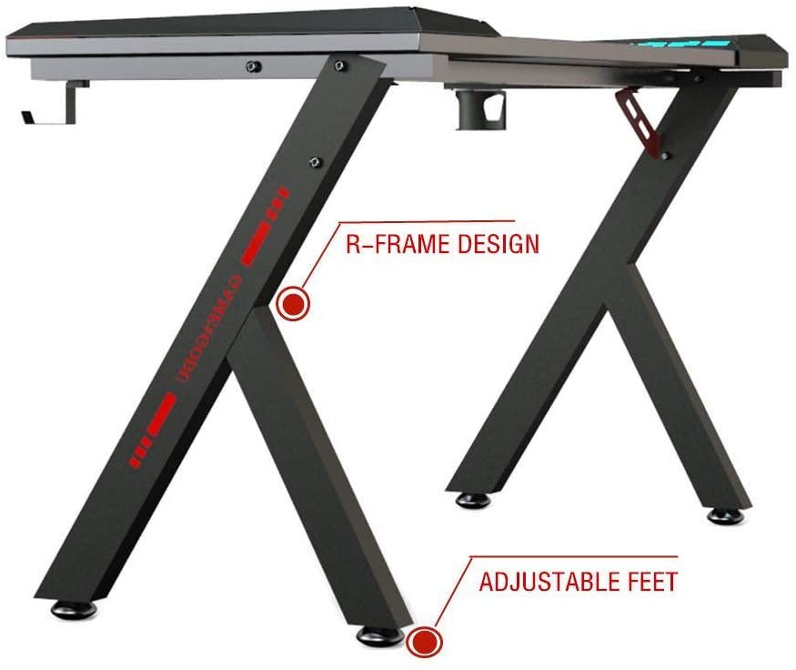 Gaming Chair  Gaming Desk Table Combo