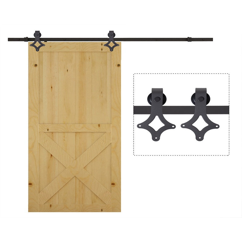 Barn door hardware