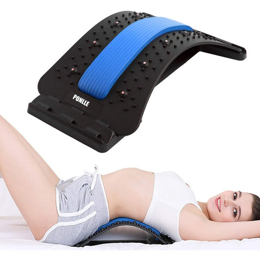 Back Stretcher for Lower Back Pain Relief, Multi Level Lumbar Support Spine Board for Bed, Chair and Car
