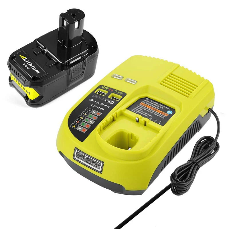 Replacement RYOBI 18V 3Ah Battery and  Battery Charger