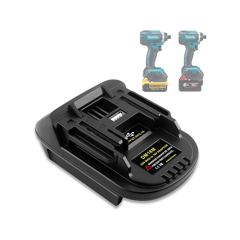 Milwaukee Dewalt To Makita Adapter 18V Lithium Compatible Replacement