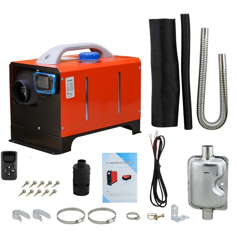Diesel Air Heater All-in-one 12V 8KW LCD Remote Control for Car RV Indoors machinery