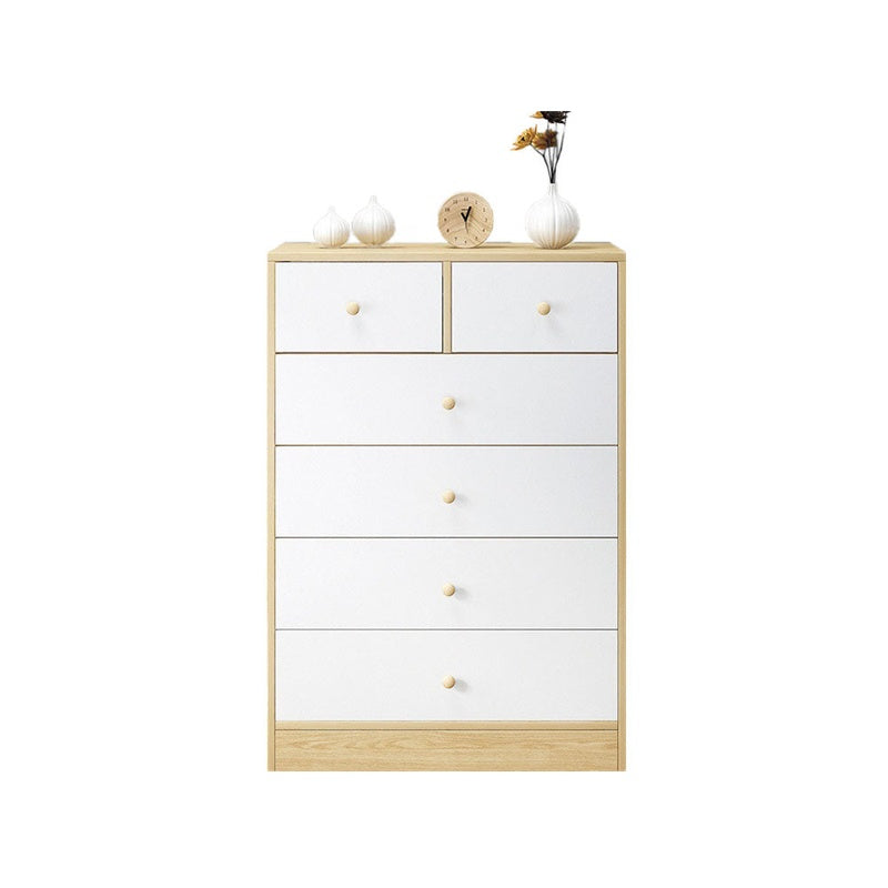 Tallboy Modern White Tall boy Chest of Drawers Dresser
