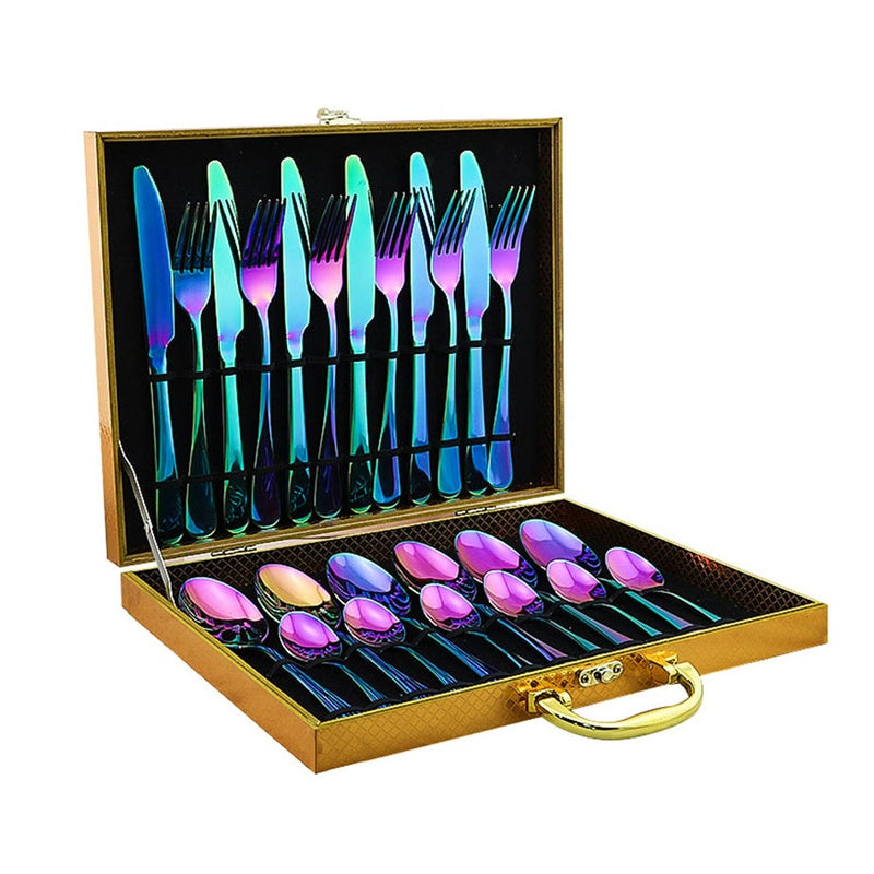 24 PCS Stainless Steel Cutlery Set