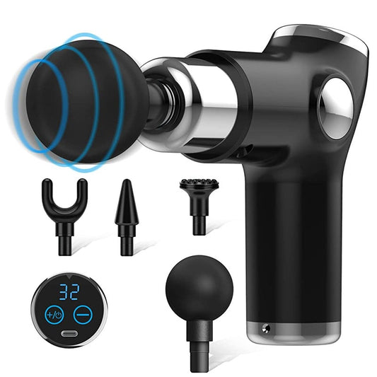 Mini Massage Gun with 4 Massage Heads