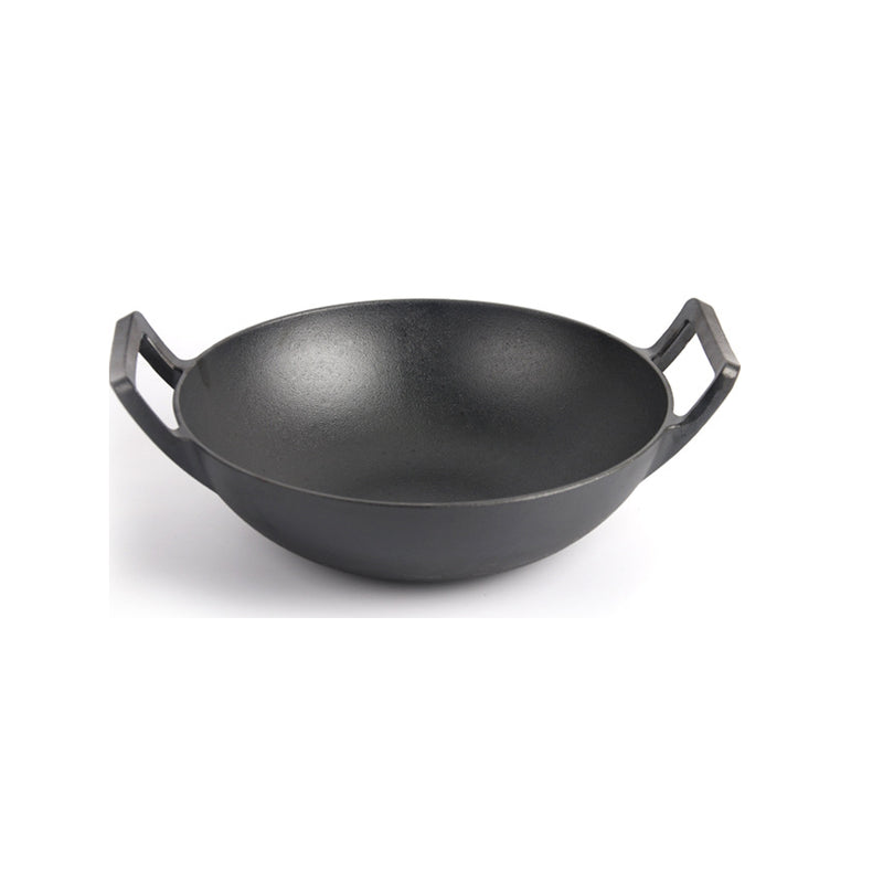 Cast Iron Wok Pan