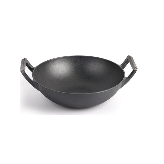 Cast Iron Wok Pan