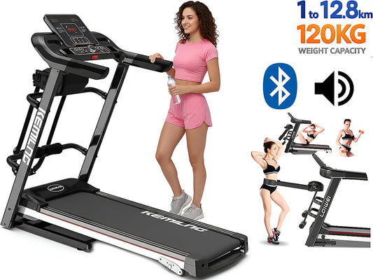 Multifunctional Incline Treadmill 120KG Capacity