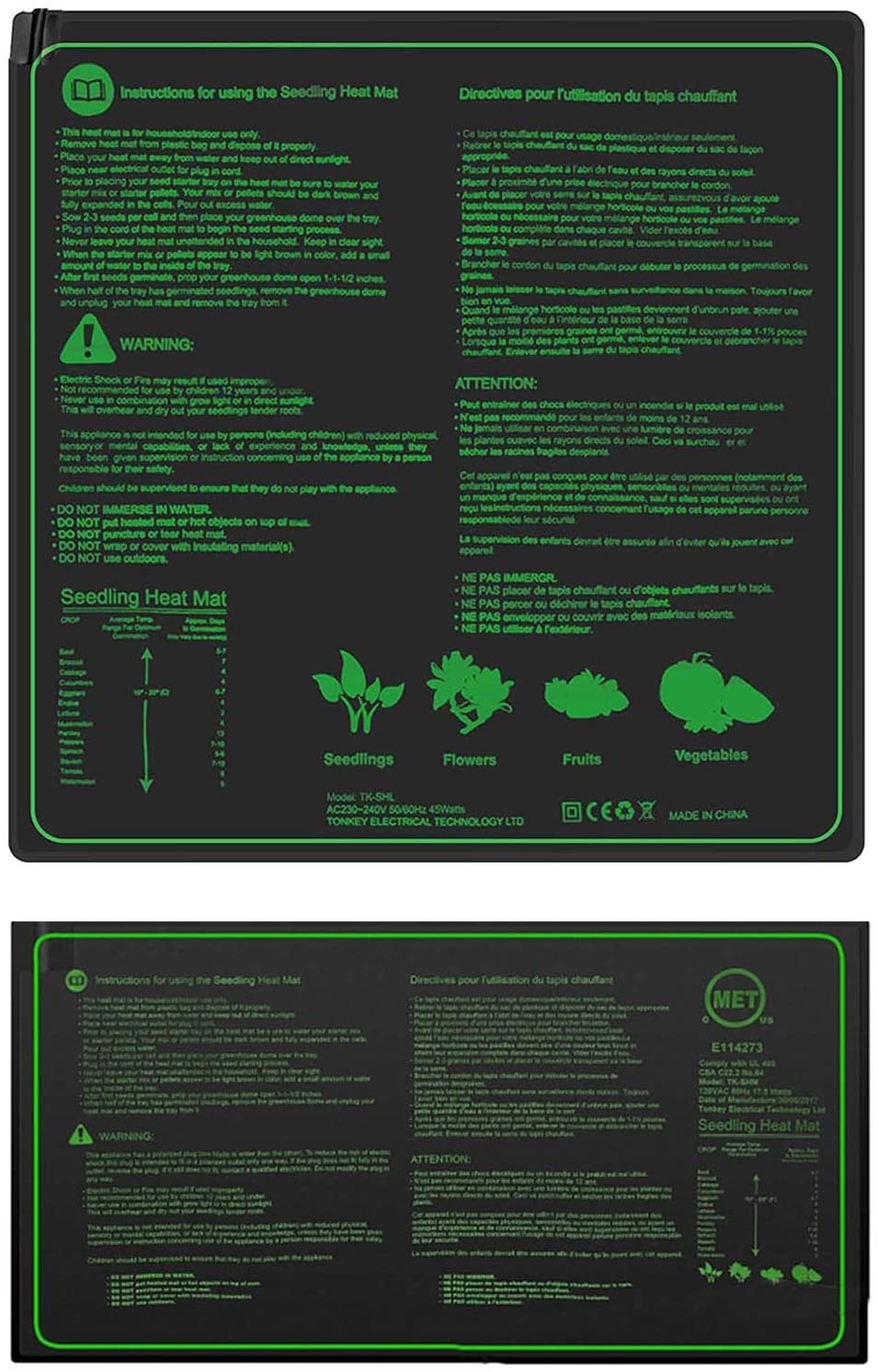 Seedling Heat Mat 50x50cm