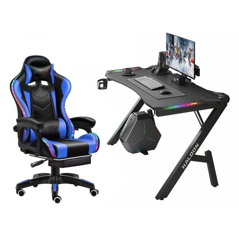 Gaming Chair With Gaming Desk Table