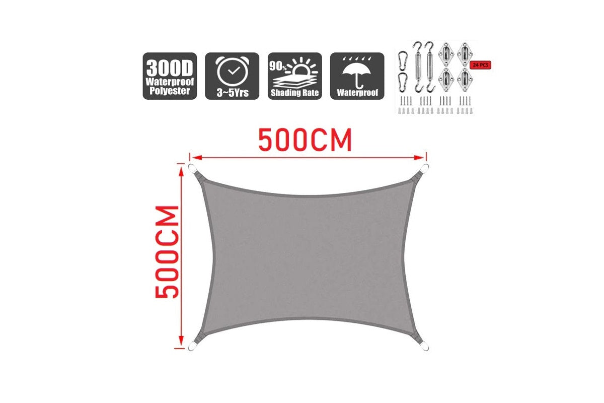 Sun Shade Sail 5m*5m