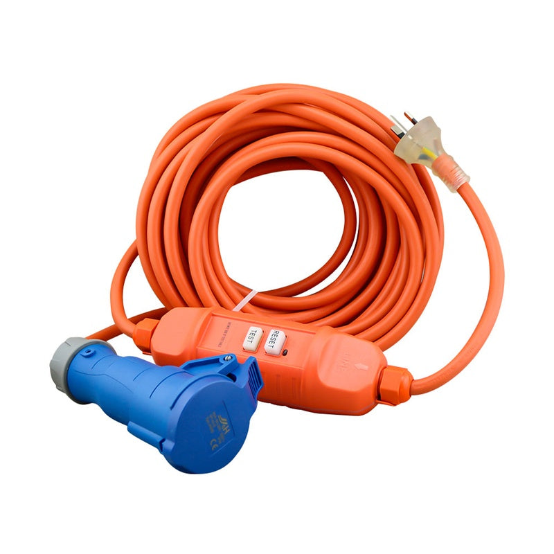 Caravan Lead Camping Lead 10A to 16A RCD Lead Cable 10M