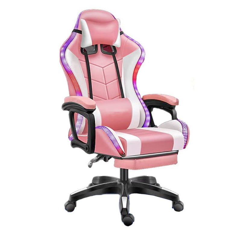 Gaming Chair with Footrest – RGB Gaming Chair with Speakers & Lights