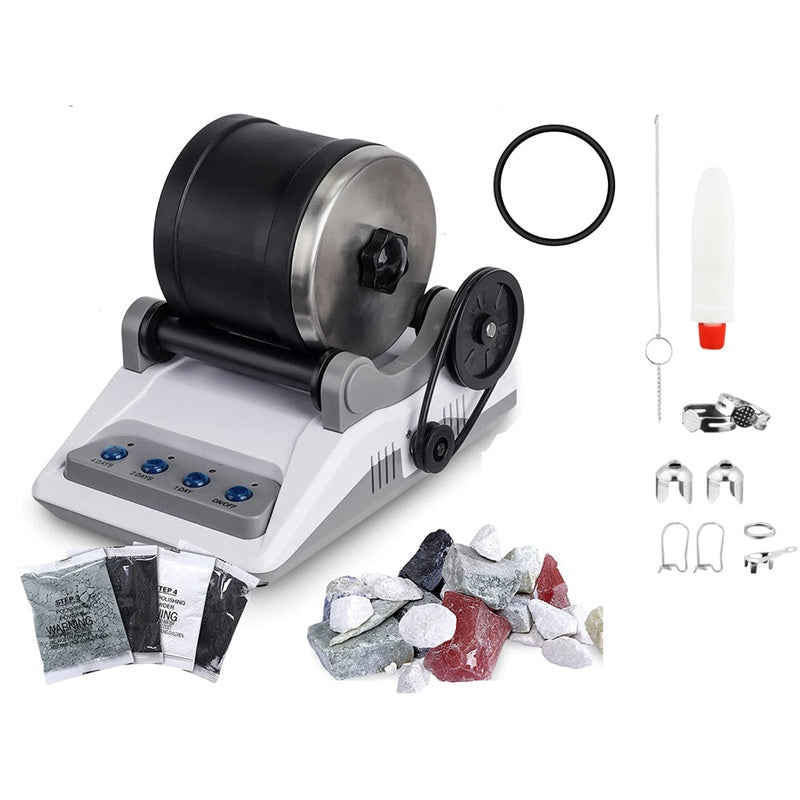 Rock Tumbler Kit, Rock Tumbling set, Gemstone Polisher