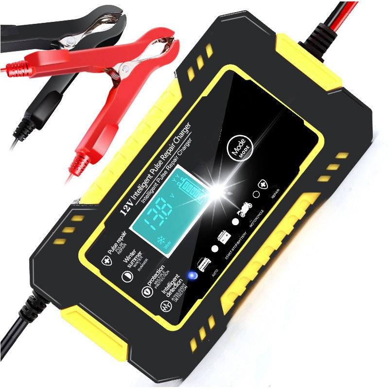 12V 6A Intelligent Battery Charger with Pulse Repair