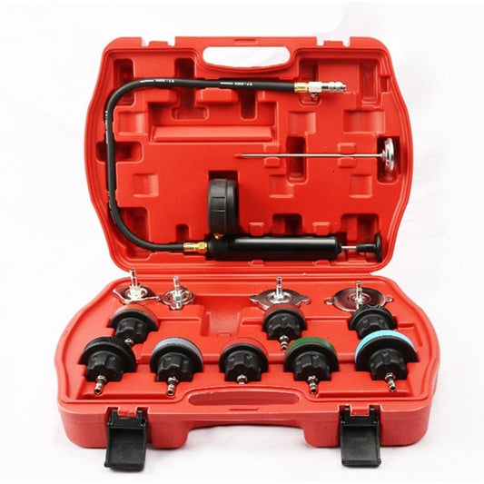 Universal Cooling System Radiator Pressure Tester Gasket Test Kit Leak Detector