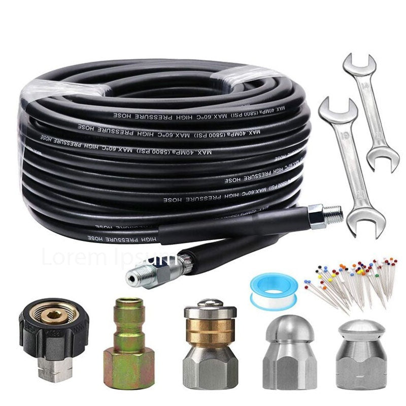 Drain/Pipe Cleaning Kit for Pressure Washers 10m