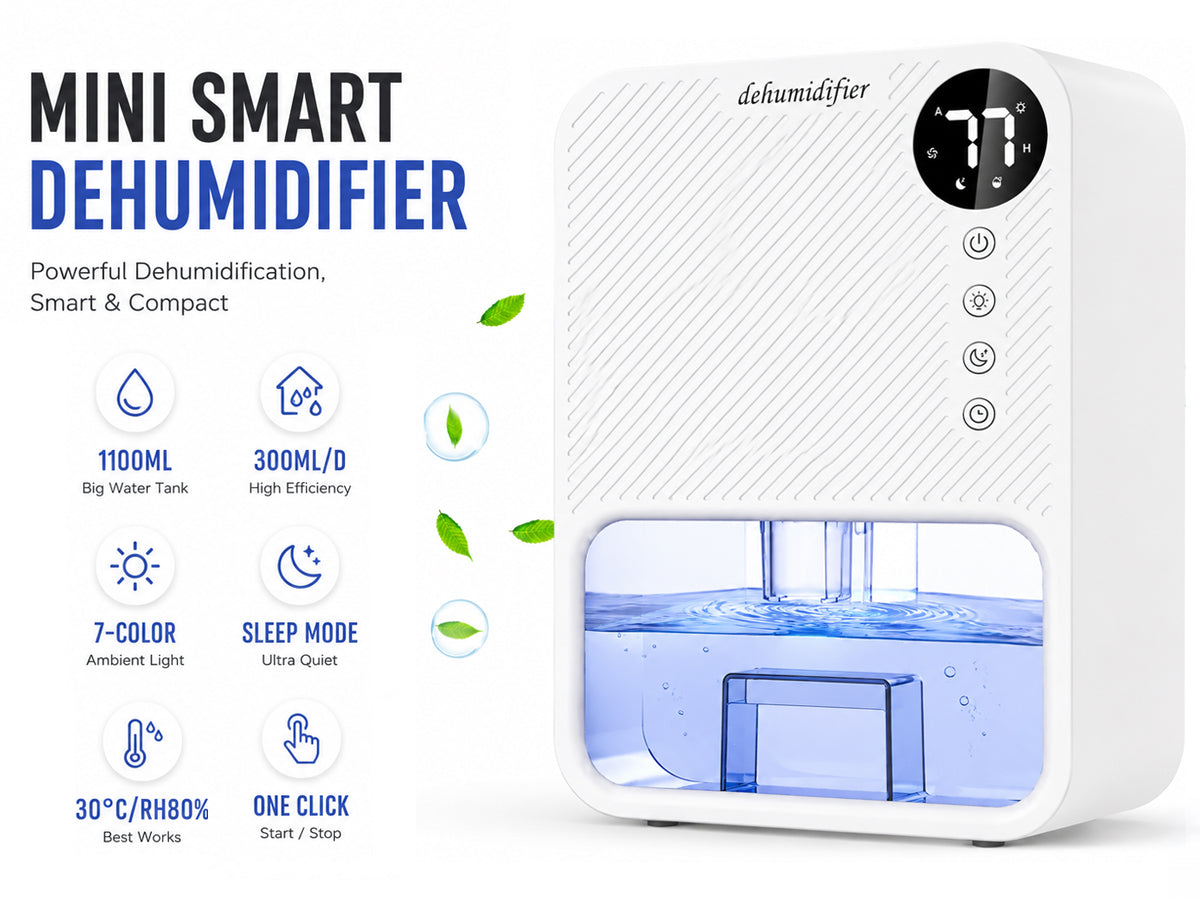 Dehumidifier 1100ml Portable