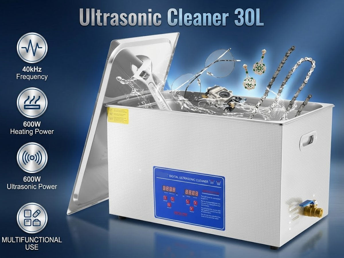 Heated Ultrasonic Cleaner 30L Ultrasonic