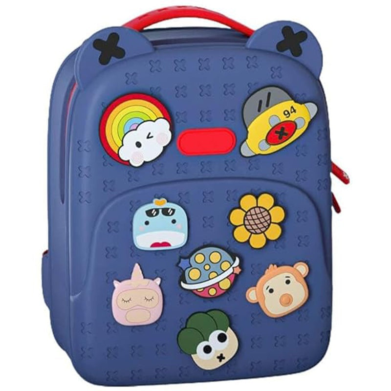 Tide Satchel Cartoon Backpack-Blue