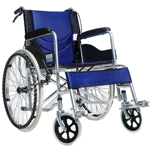 Self propelling folding wheelchair