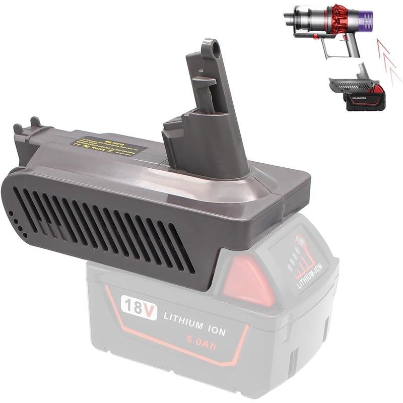 Milwaukee 18V Battery to Dyson V10 Adapter Converter
