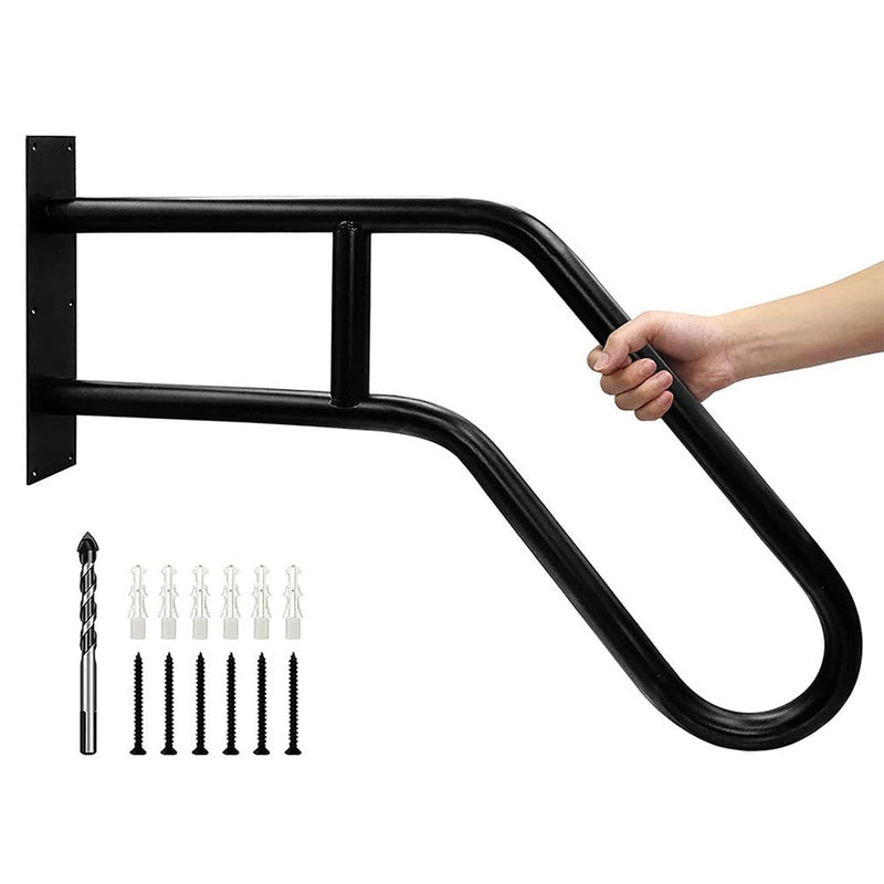 Outdoor Wall Hand Railing Handrail Outdoor Black